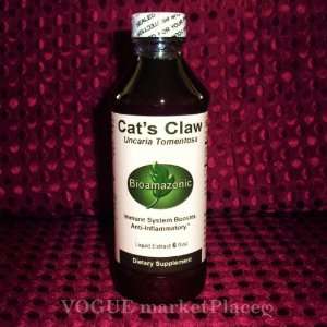  CATS CLAW Bark Herb LIQUID EXTRACT natural immune {Uncaria 