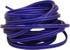 Cadence 14 AWG Gauge 125 Foot Blue Car Speaker Wire, True Gauge Wire 