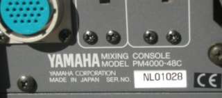 Yamaha PM4000 48C Mixing Console PM 4000 48C Mixer  