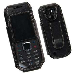  Technocel Fitted Leather Case for Nokia 1680   Black: Cell 