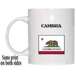    US State Flag   CAMBRIA, California (CA) Mug 