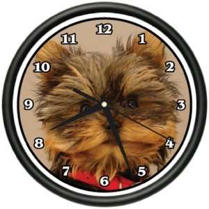  TEACUP YORKIE Wall Clock dog doggie pet breed gift: Home 