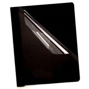 Pendaflex Clear Front Report Covers, 2 Prong, Black, Coated Back Cover 