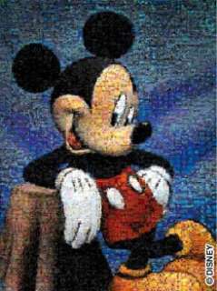 mickey mouse jigsaw puzzle, photomosaic series buffalo puzzle