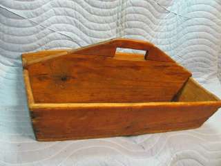 Early Primitive Rustic Country Knife Cutlery Box Lancaster, Pa.  