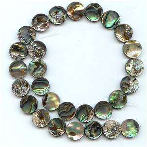 Abalone Shell 14mm Loose Coin Beads Craft Jewlery  