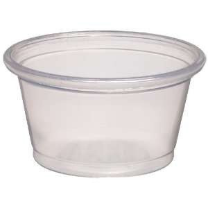 Dart 075PC 3/4 Ounce Clear Portion Container 125 Pack (Case of 20 