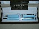 Cross Sage Pearlescent Baby Blue Pen and 0.7m Pencil Set AT0341