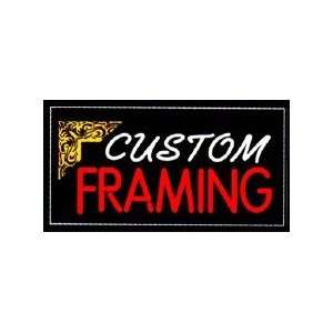  Custom Framing Backlit Sign 15 x 30