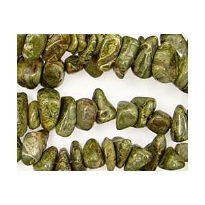 African Green Jasper Beads Chips Arts, Crafts & Sewing