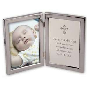  Silver Christening and Baptism Frame Baby