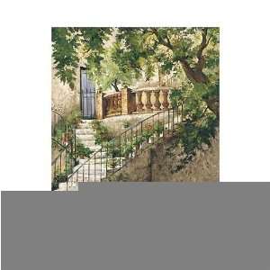 Courtyard In Provence Poster Print 