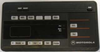 Motorola MaraTrac HCN1089A Control Head Used Pin Back  