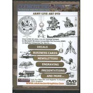  Army Line Art DVD Electronics