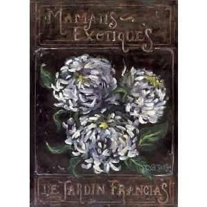  Exotic Mums From The French Garden Poster Print