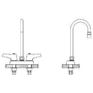   27C4853 27T Two Handle 4 Deck Mount Faucet