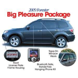   Window Visors, Front License Plate Frame Housing, and Safe, Hands Free