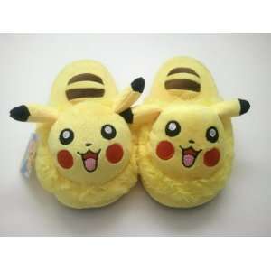 Pokemon Pikachu 10 Kids Anime Cosplay Soft Plush Slippers