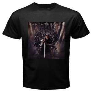Game of Thrones TV Series Black T Shirt S to 3XL Men  