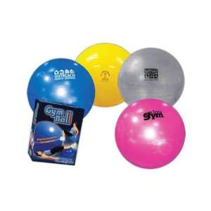  Extra durable vinyl exercise gym ball.