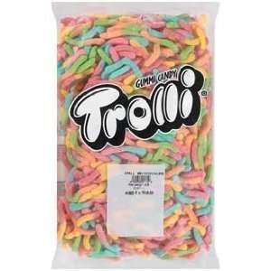  Trolli Sour Bright Gummy Worms 5LB Bag 