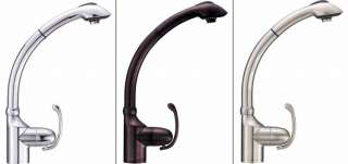    Handle Kitchen Faucet with Pull Out Spout, Chrome: Home Improvement