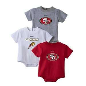   Baby Infant San Francisco 49ers 3 Pack Bodysuits