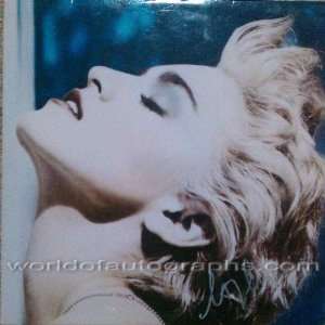  Madonna Signed True Blue Album GAI Certified Everything 
