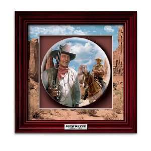  John Wayne: Western Legend Shadowbox Plate Collection 
