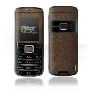  Design Skins for Nokia 3109 Classic   Brown Leather Design 