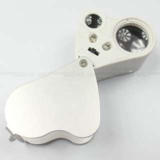 30x22mm 60x12mm Loop Magnifier Jeweler LED Loupe Lens  