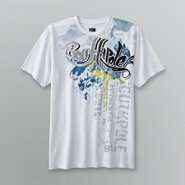 Southpole Young Mens Flocked Graphic T Shirt 