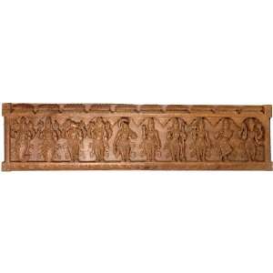   Ten Incarnations   South Indian Temple Wood Carving