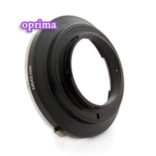 Pro Mamiya M645 lens to Nikon D3s D3 D200 D300s adapter  