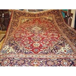    6x10 Hand Knotted Kashan Persian Rug   67x102