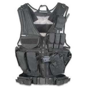TACTICAL NY NINJA GEAR STYLE SWAT BLACK VEST OUTFIT  