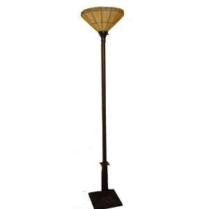   : Tiffany Style Mission Floor Lamp with 14 Inch Shade: Home & Kitchen