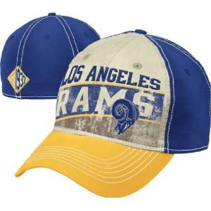 Los Angeles Rams Retro Sport Canvas Slouch Flex Fit Hat:  