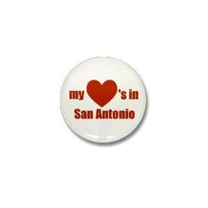  San Antonio Love Mini Button by  Patio, Lawn 