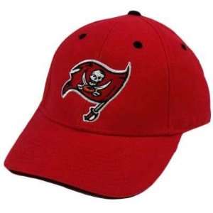 NFL TAMPA BAY BUCCANEERS BUCS RED COTTON VELCRO HAT CAP:  