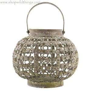 Globe Candle Lantern with Flowers 5