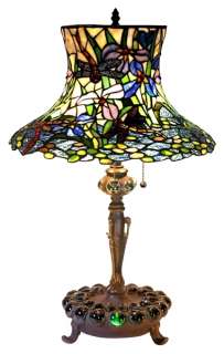 Tiffany Style Dragonfly Table Lamp  