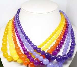 New Beautiful Jade Strand Necklace 18 Long  Various Colors and Stone 