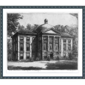  Historic Print S First North Carolina state capitol at 