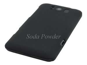 Hard Back Case Cover for HTC Titan (Black)  