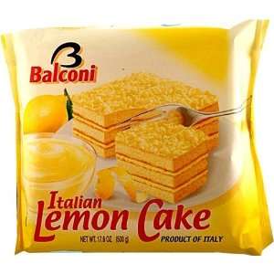 Balconi Italian Lemon Cake ( 500 g )  Grocery & Gourmet 