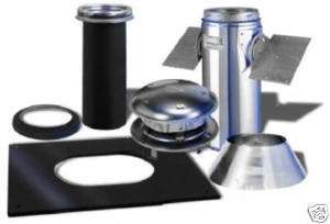 895540 8, 8T PCK, Pitched Ceiling Chimney Pipe Kit  