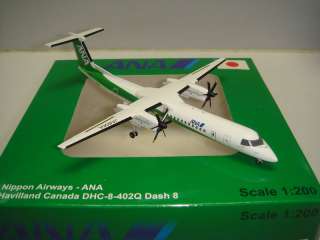 JC Wings ANA DHC Dash 8 Q400 Green Eco Color 1200  