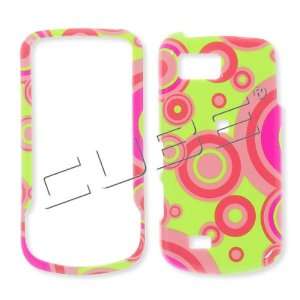 Samsung Behold II / Behold 2 t939 Pink Circles on Lime Green Hard Case 