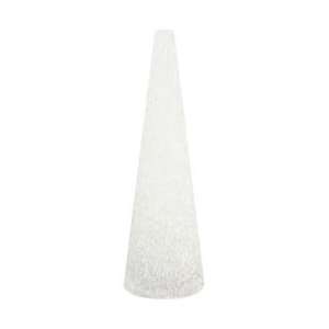  Floracraft Styrofoam Cone 12X4 Bulk White C124W; 24 